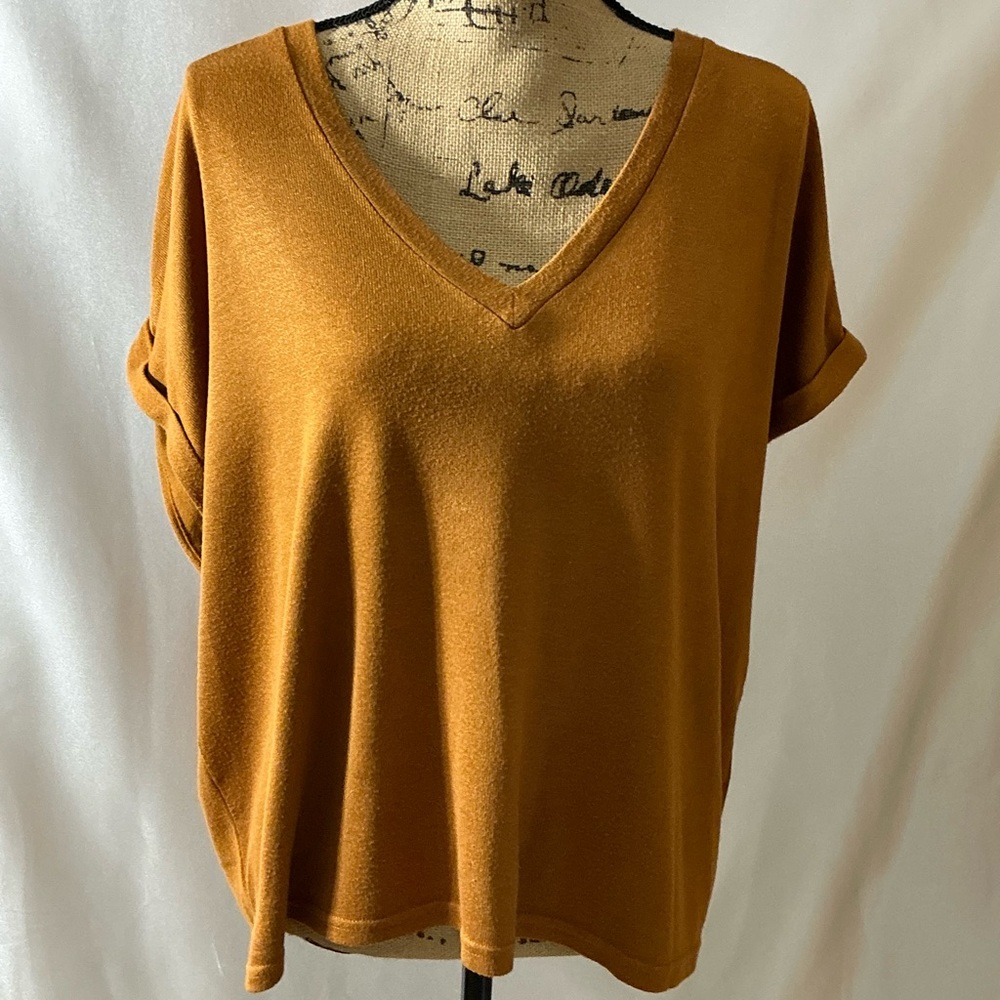 Mod Ref MUSTARD blouse SIZE L